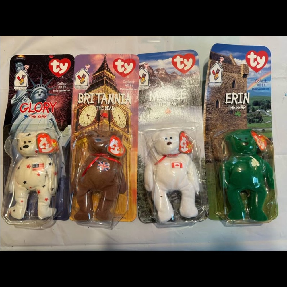 Ty Beanie Babies Bears Set - Multicolor Collection